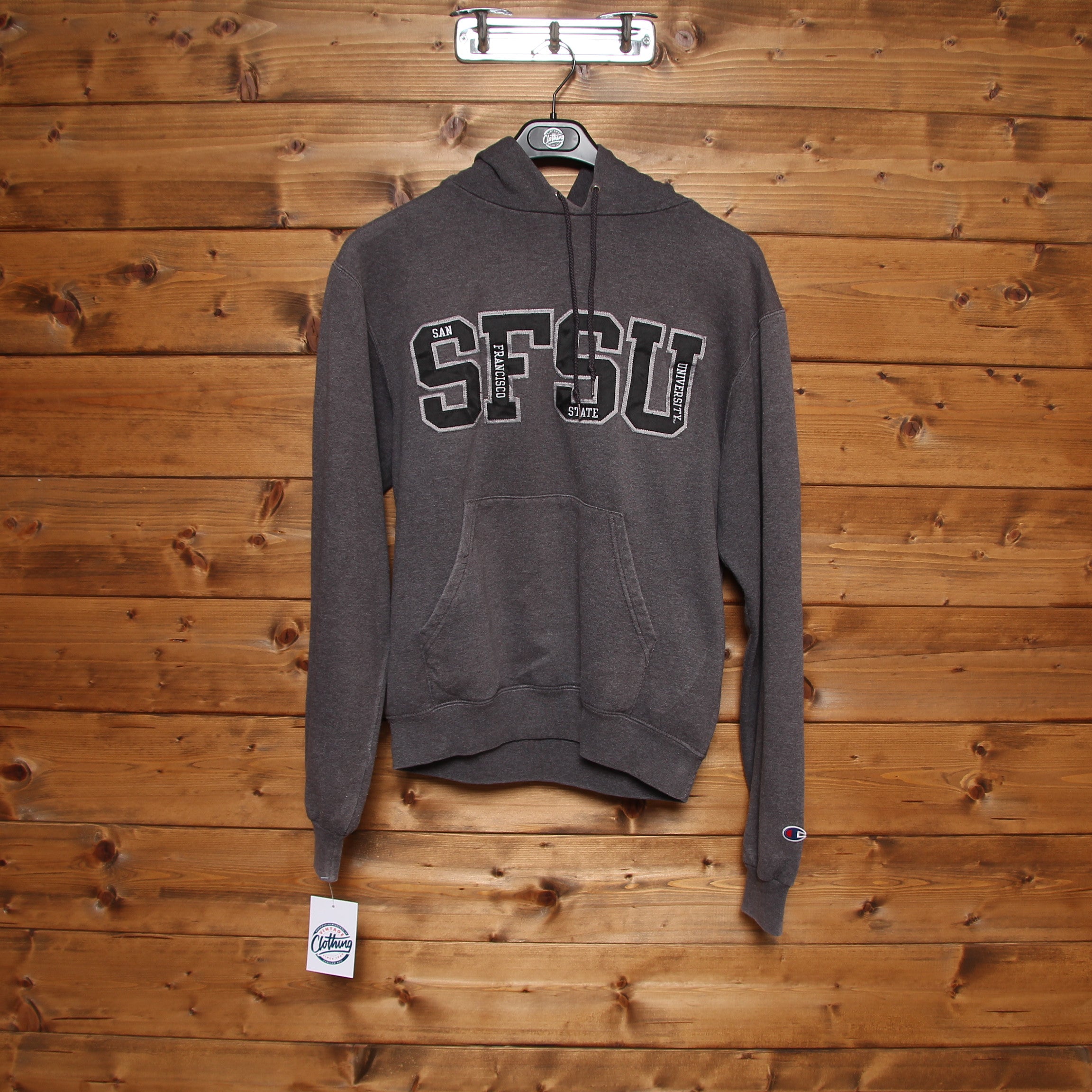 Champion Felpa Grigia Taglia S Unisex Vintage Clothing Shop