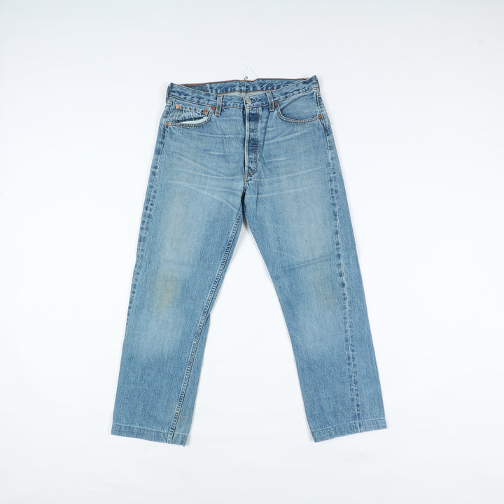 Levi's 501 Selvedge Vintage Jeans Denim W34 L36 Uomo Levis cimosa