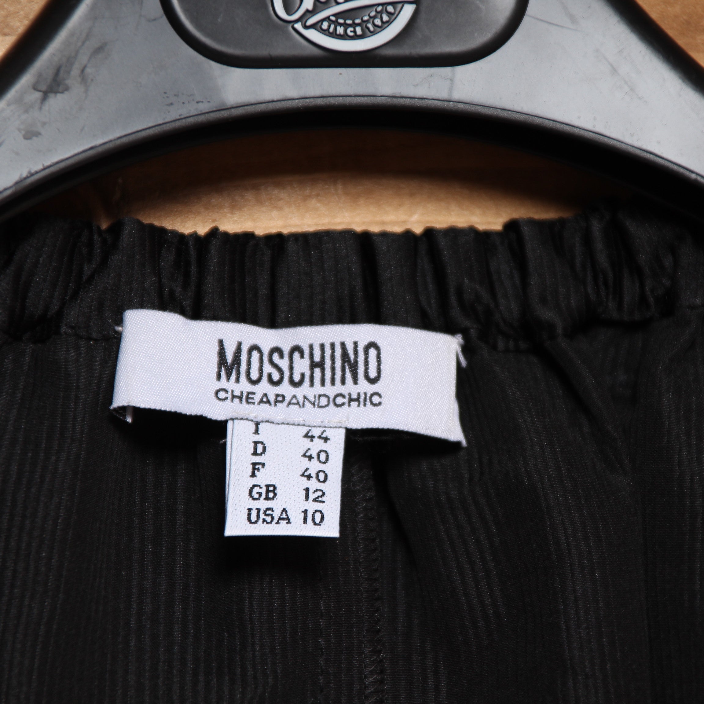 Moschino Cheap and Chic Vestito Nero Taglia 44 Donna