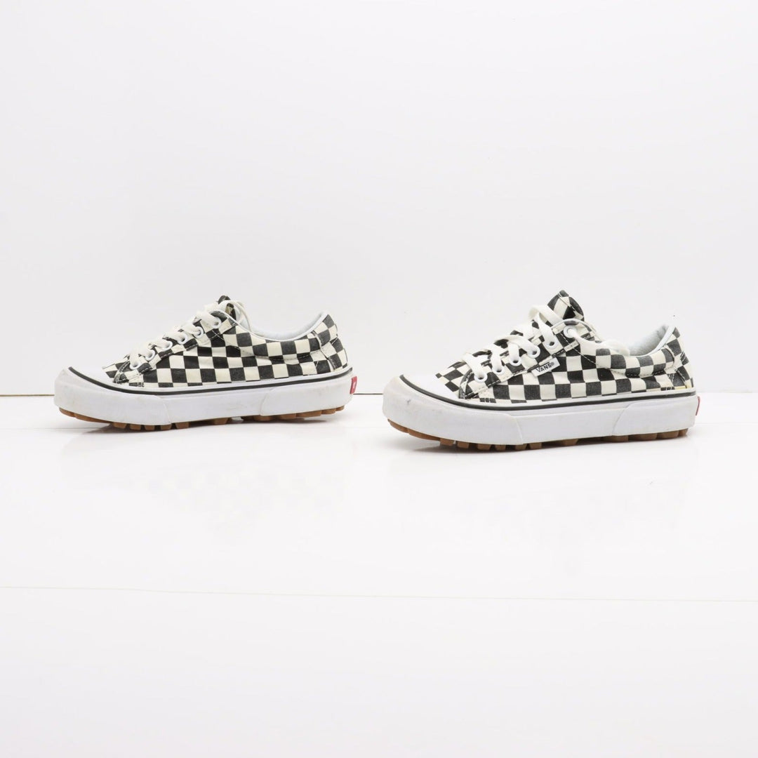 Vans Skate Basse Bianche e Nere a Scacchi Eur 36 Unisex