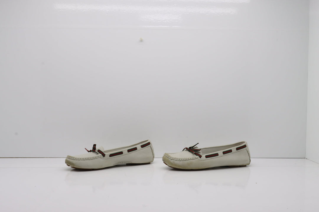 Gucci Mocassino Basso Bianco Eur 41 Uomo