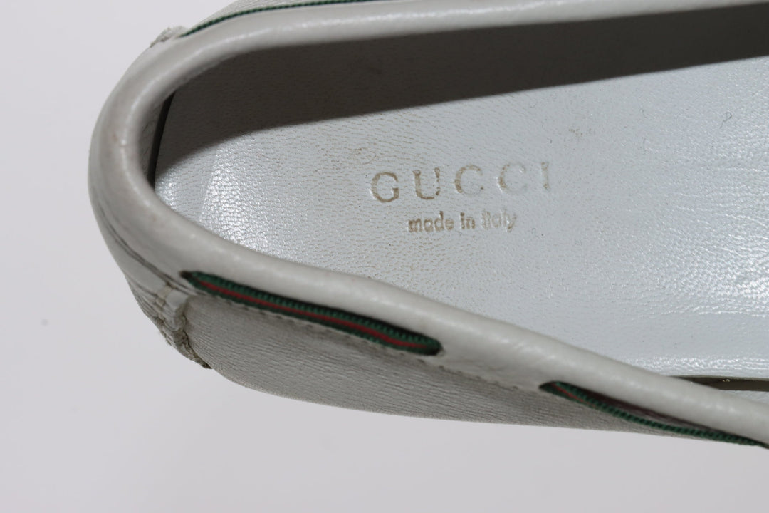 Gucci Mocassino Basso Bianco Eur 41 Uomo