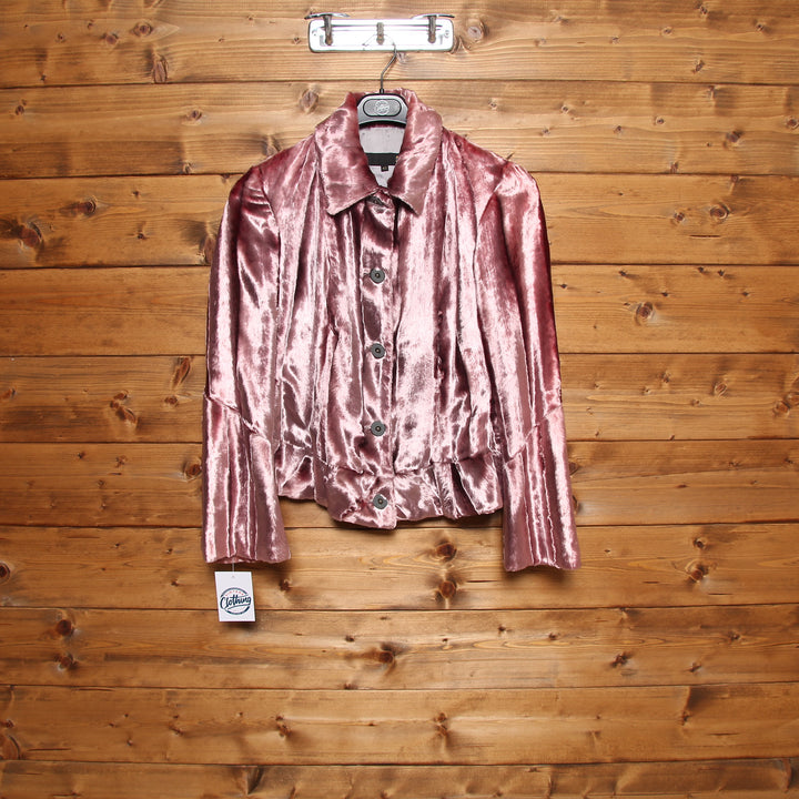 Just Cavalli Giacca Blazer Rosa Antico Taglia 42 Donna