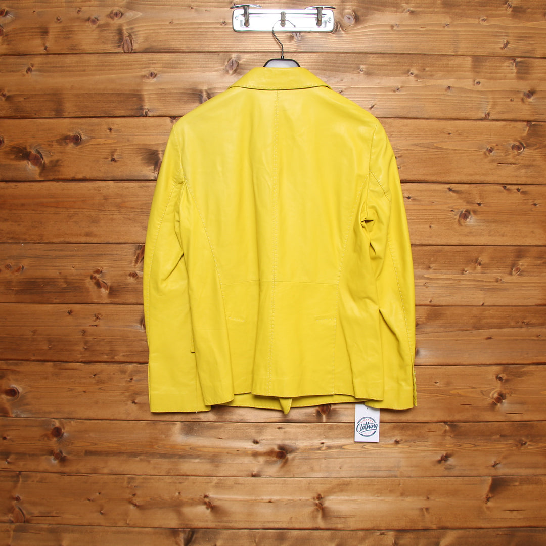 Boss Giacca Vintage Giallo Taglia 46 Donna