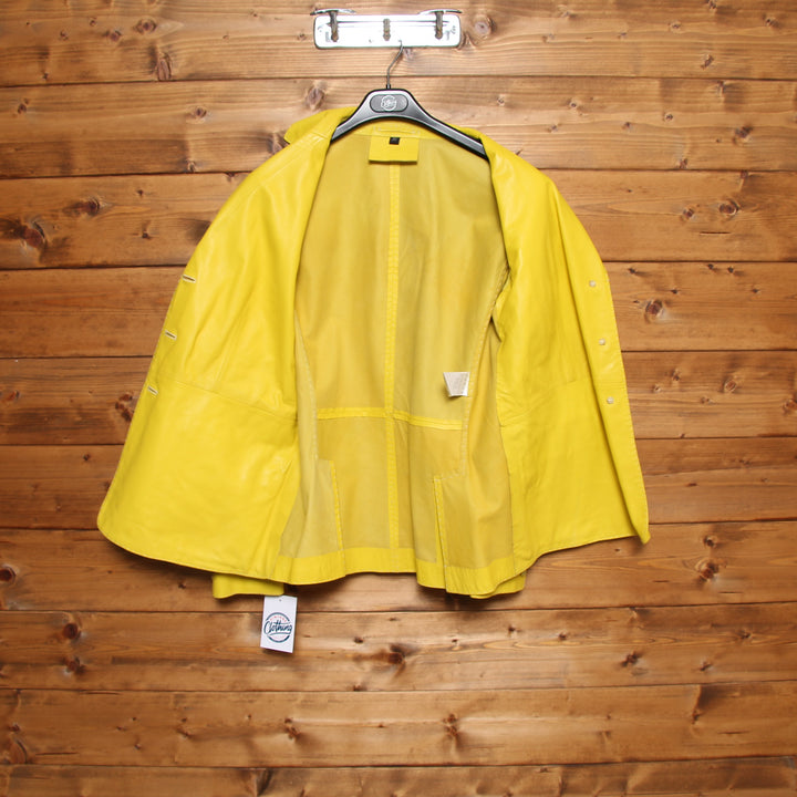 Boss Giacca Vintage Giallo Taglia 46 Donna