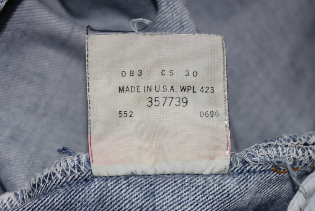 Levi's 501 Rework Jeans Denim W32 Uomo Made in USA