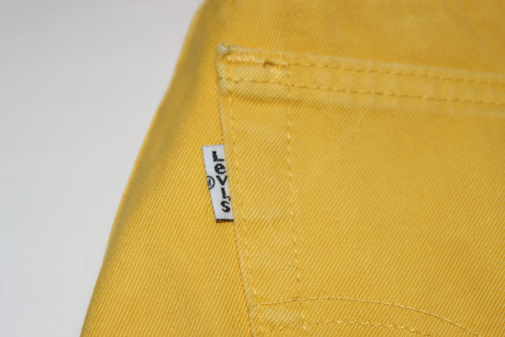 Levi's 441 White Tab Jeans Giallo W29 L30 Unisex