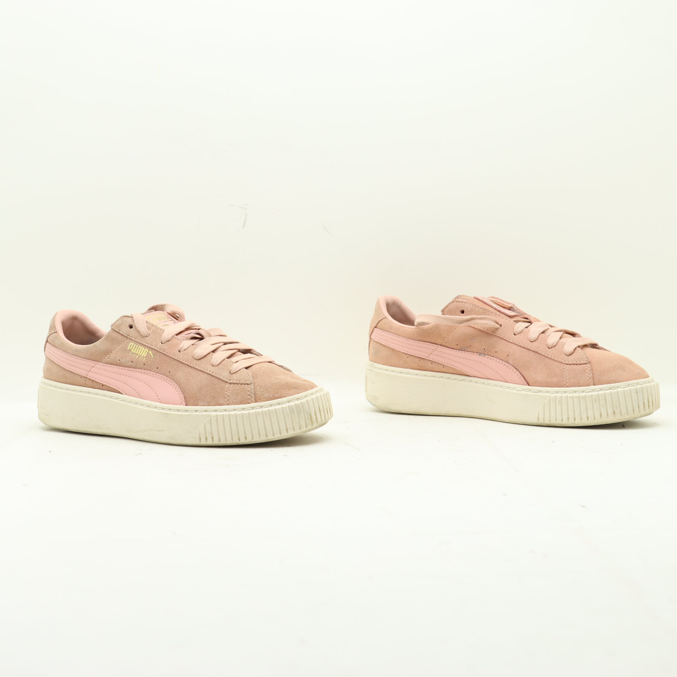 Puma suede platform rosa best sale