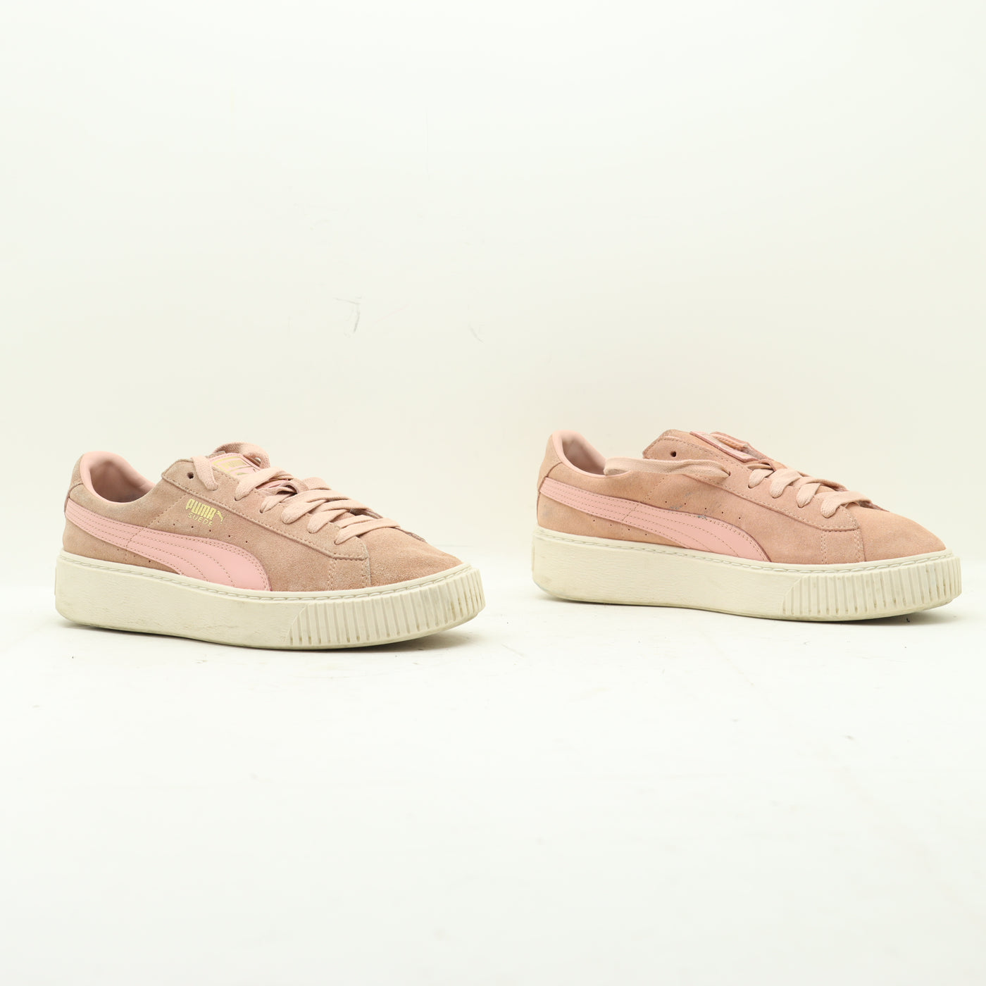 Puma suede platform sales donna rosa