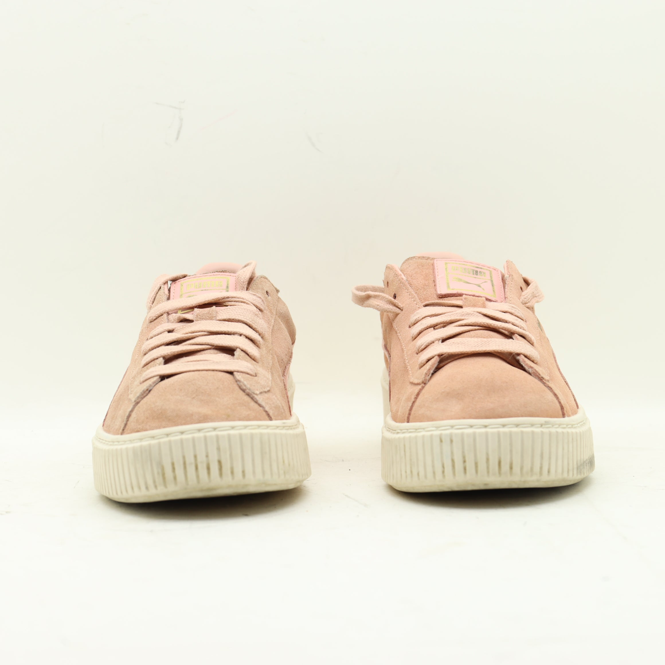 Puma Suede Platform Basse Rosa Eur 40 Donna Vintage Clothing Shop