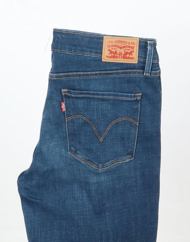 Levi's Mid Rise Skinny Jeans Denim Taglia 12 Donna