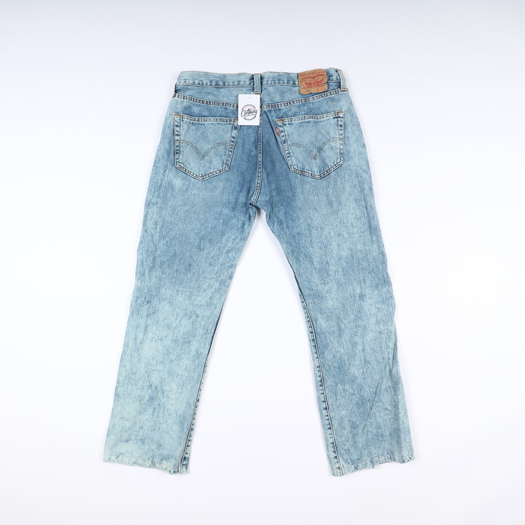 Levi's 501 Tie Dye Taglia W36 L36 Denim Unisex Vita Alta