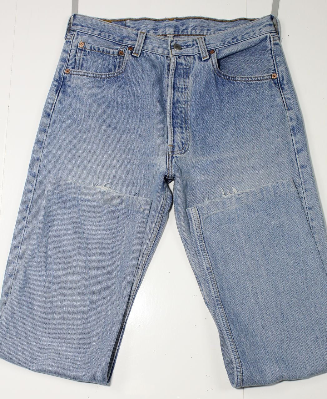 Levi's 501 Denim W33 L36 Made In USA Jeans Vintage