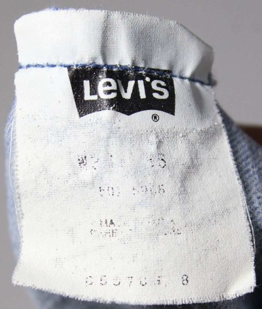 Levi's 501 Denim W33 L36 Made In USA Jeans Vintage