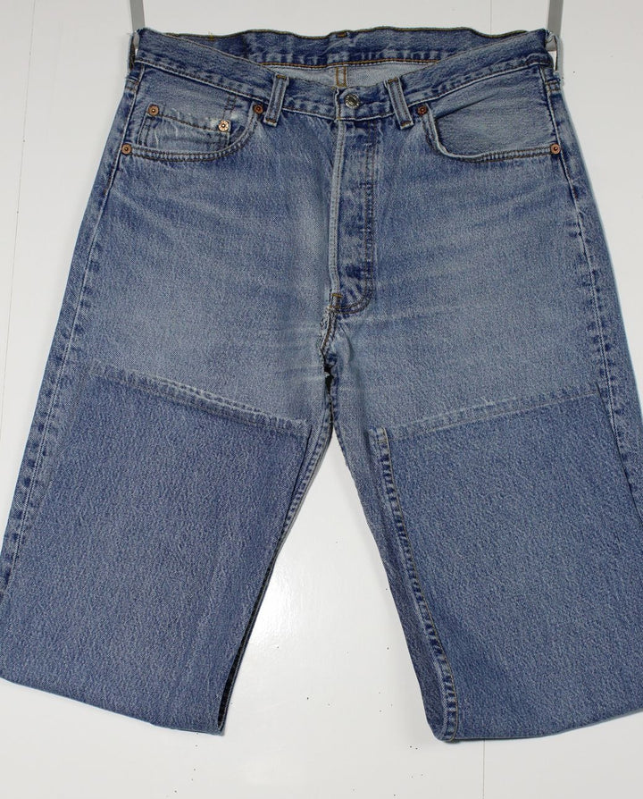 Levi's 501 Denim W33 L36 Made In USA Jeans Vintage