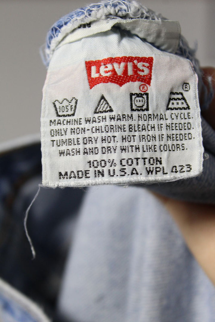 Levi's 501 Denim W32 L34 Made In USA Jeans Vintage